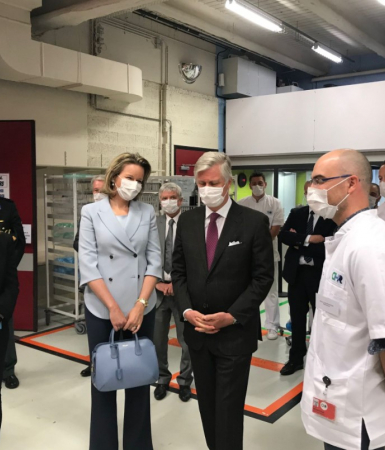 Visite de Leurs Majestés le Roi et la Reine sur le site de la Citadelle 